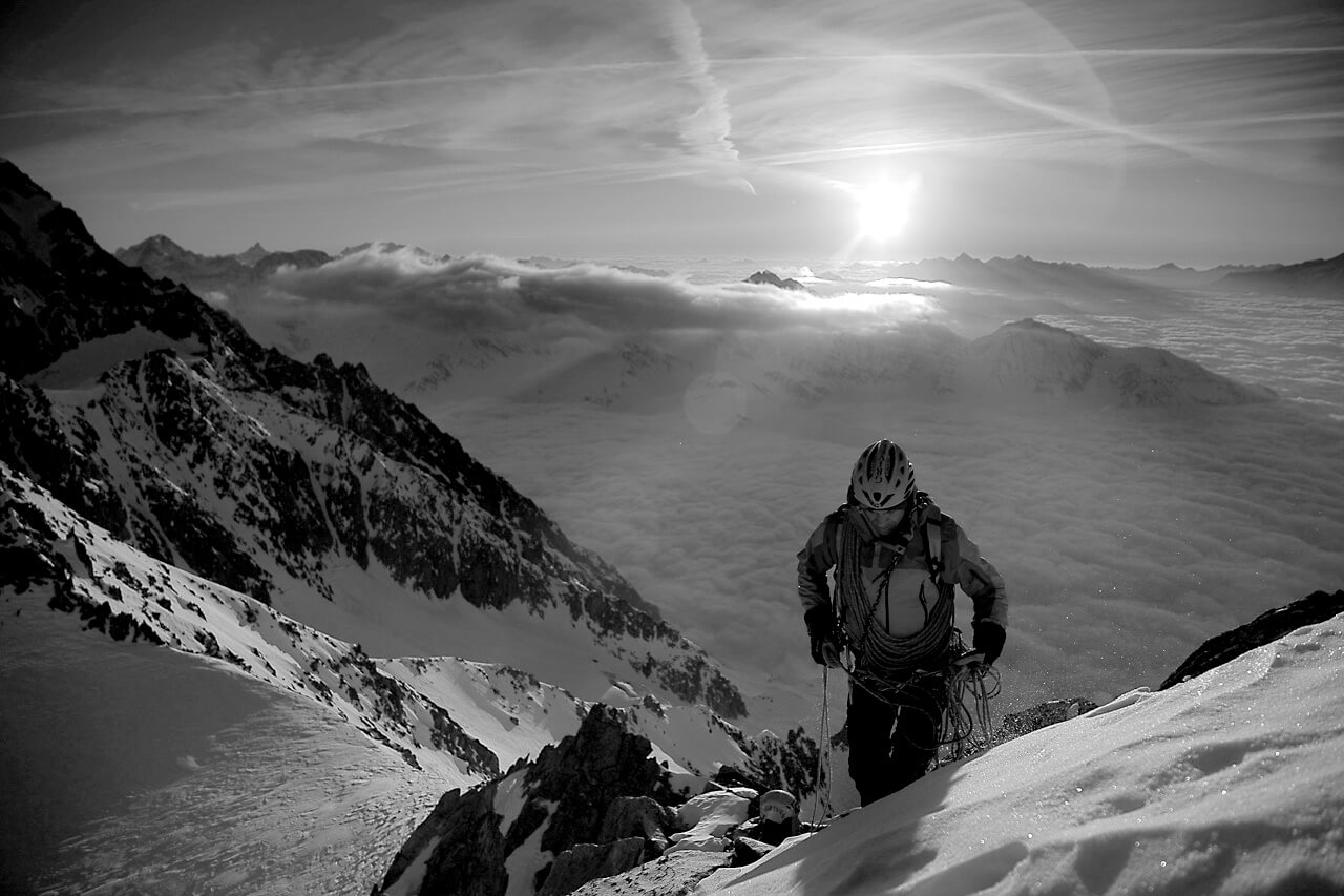 Alpinisme shooting grivel
